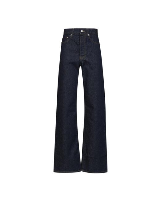 Flared Jeans Dries Van Noten de color Blue