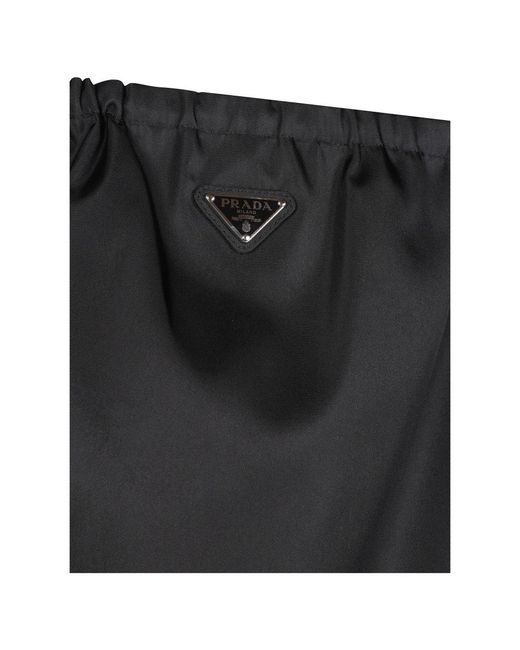 Prada Black Midi Skirts