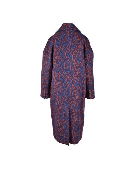 Ulla Johnson Purple Double-Breasted Coats