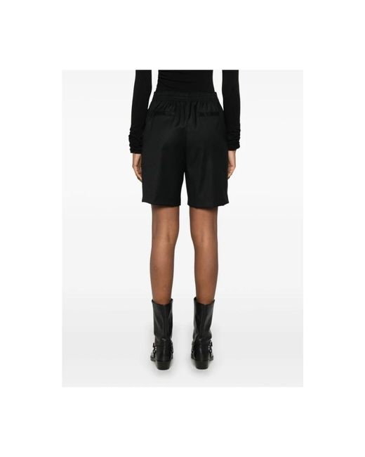 Ermanno Scervino Black Short Shorts