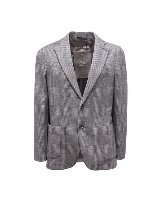 Circolo 1901 Gray Blazers for men