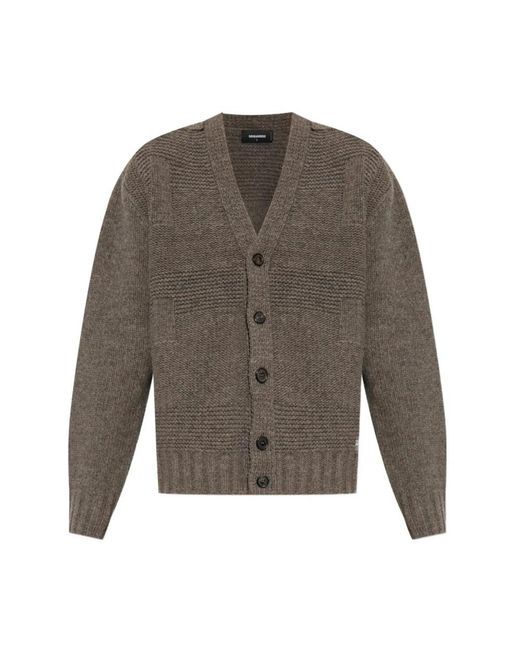 Cardigans DSquared² de hombre de color Gray