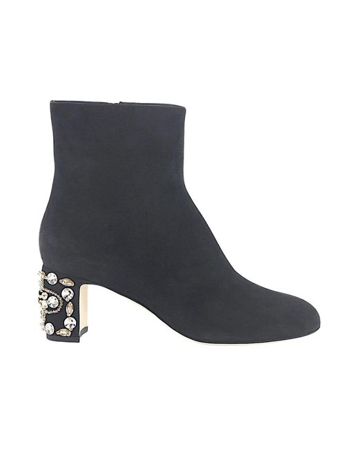 Dolce & Gabbana Blue Heeled Boots