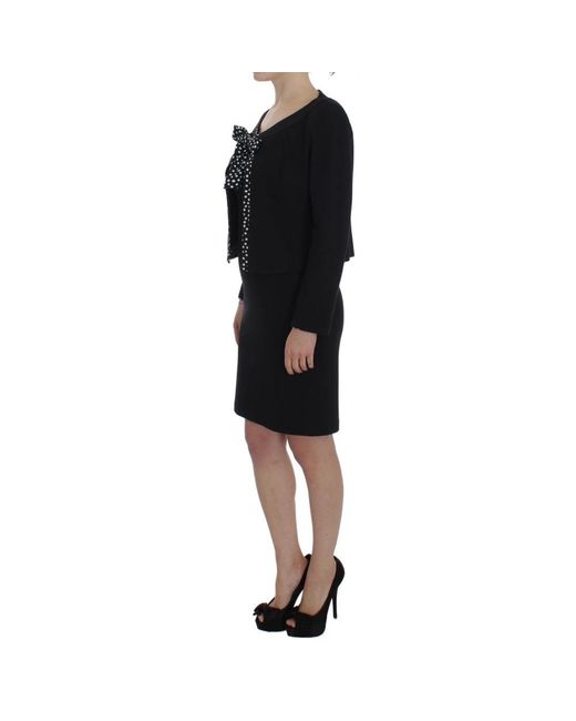 Bencivenga Black Short Dresses