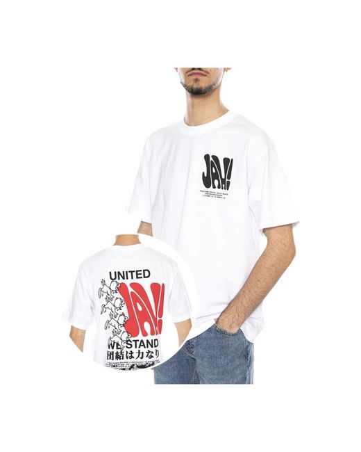 T-Shirts Edwin de hombre de color White