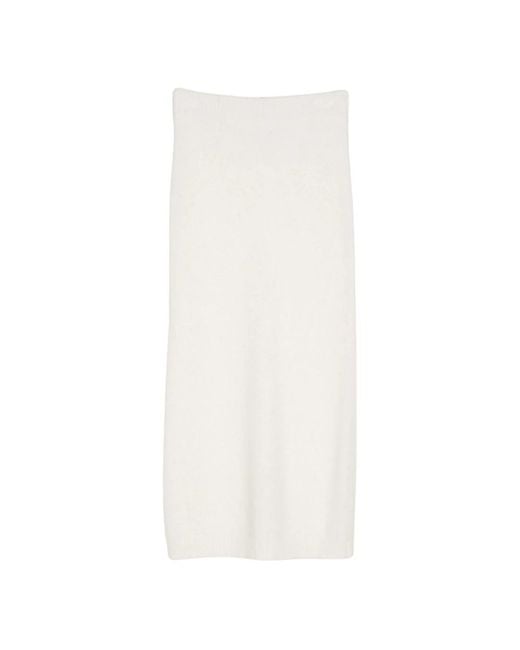 Twinset Midi Skirts in het White