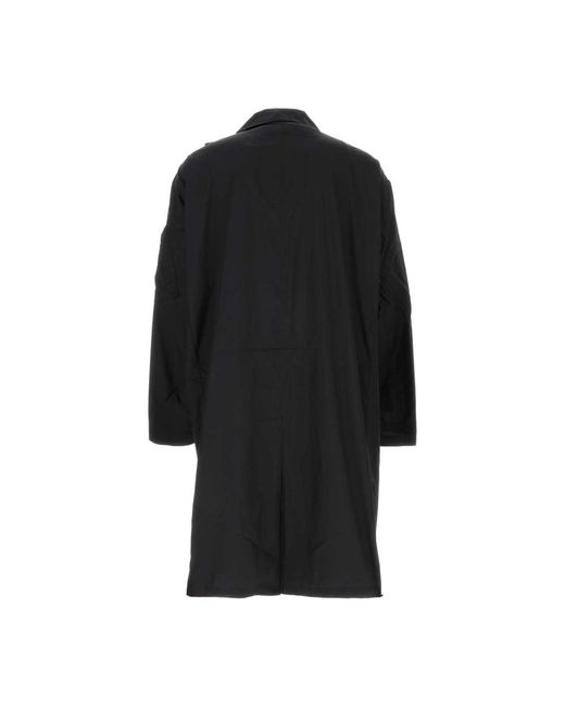 Random Identities Black Single-Breasted Coats for men