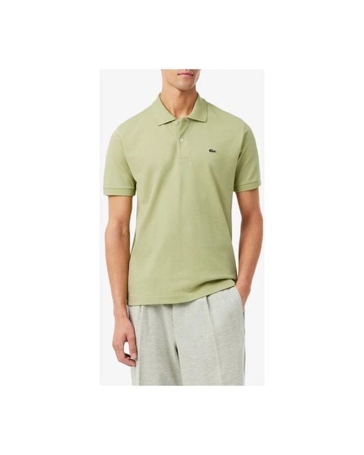 Lacoste Green Polo Shirts for men