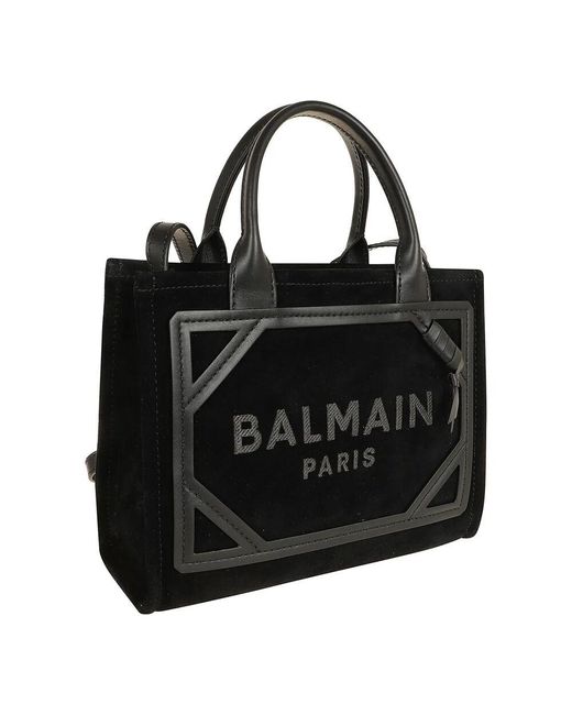 B-army piccola borsa shopper di Balmain in Black