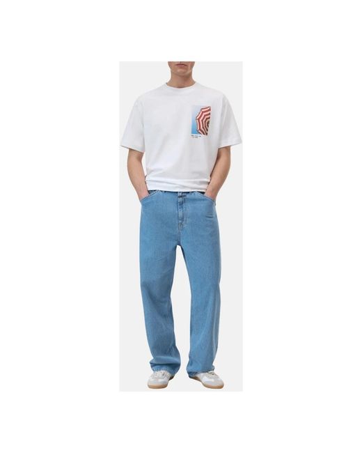 Closed Blue T-Shirts for men