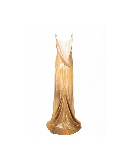 Roberto Cavalli Metallic Gowns