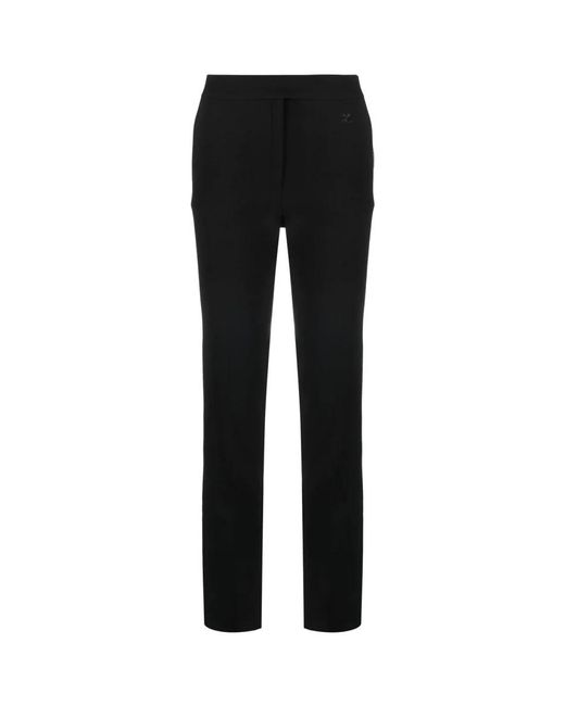 Courreges Black Slim-Fit Trousers
