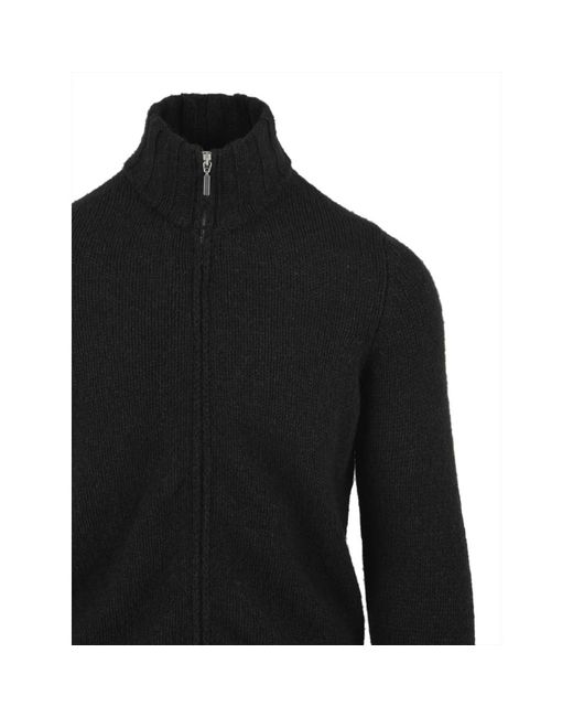 FILIPPO DE LAURENTIIS Black Cardigans for men