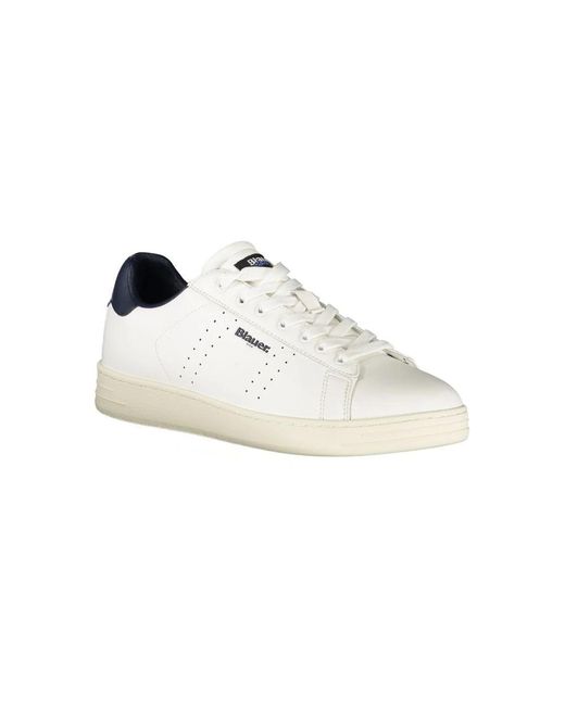 Blauer White Sneakers for men