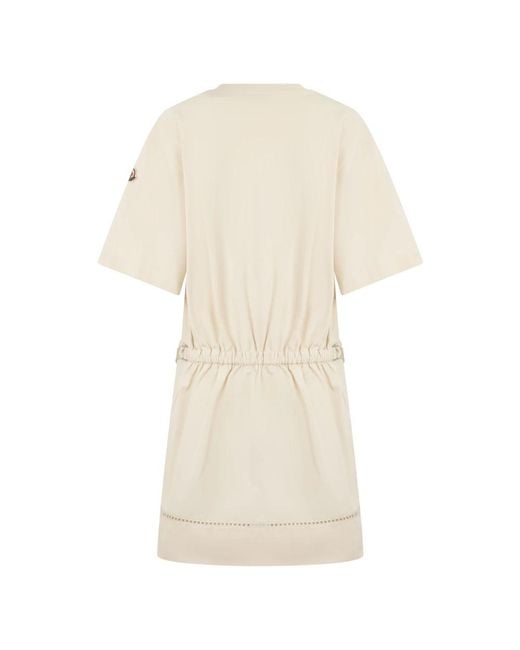 Moncler Natural Short Dresses
