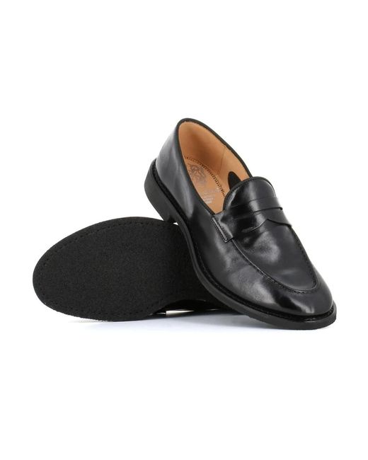 Alberto Fasciani Black Loafers for men