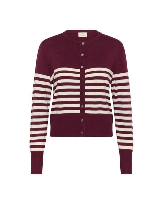 Kaffe Cardigans in het Purple