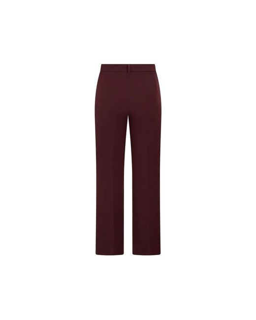 Max Mara Purple Straight Trousers