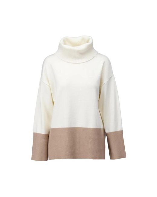 K-design Stijlvolle Pullover Sweater in het White