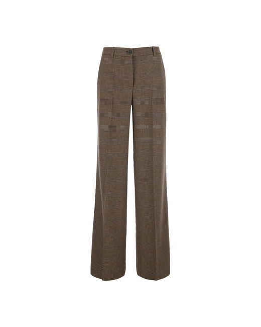 P.A.R.O.S.H. Brown Wide Trousers