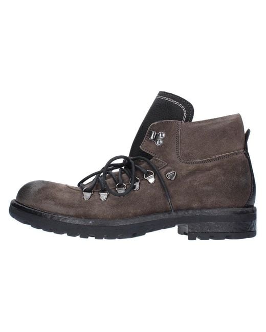 JP/DAVID Brown Lace-Up Boots for men