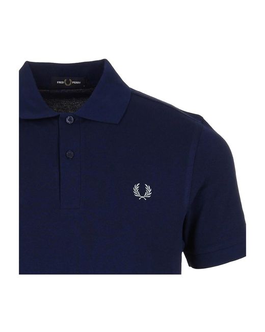 Fred Perry Blue Polo Shirts for men