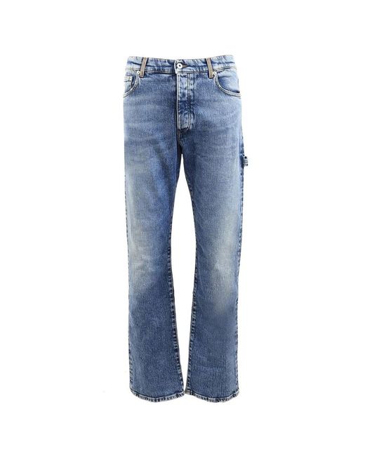 Heron Preston Blue Straight Fit Jeans for men