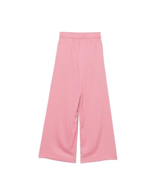 Wide Trousers di D.exterior in Pink