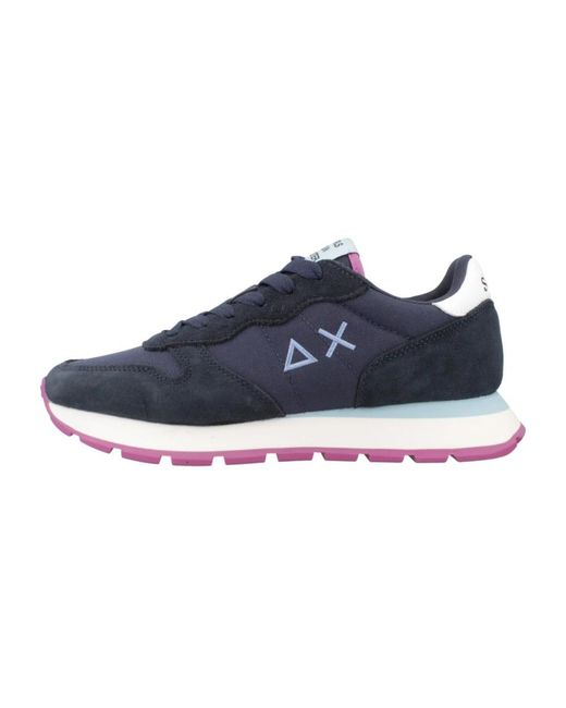 Sun 68 Blue Ally Solid Sneaker