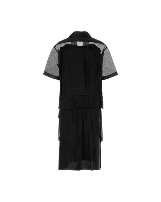 Maison Margiela Black Shirt Dresses