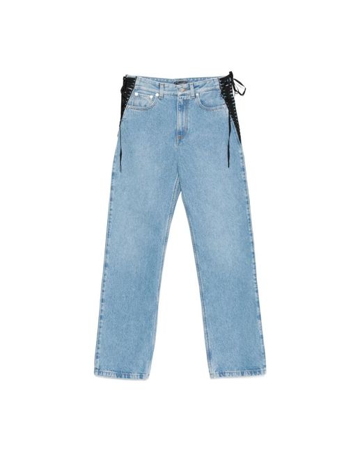 Mugler Blue Straight Fit Jeans