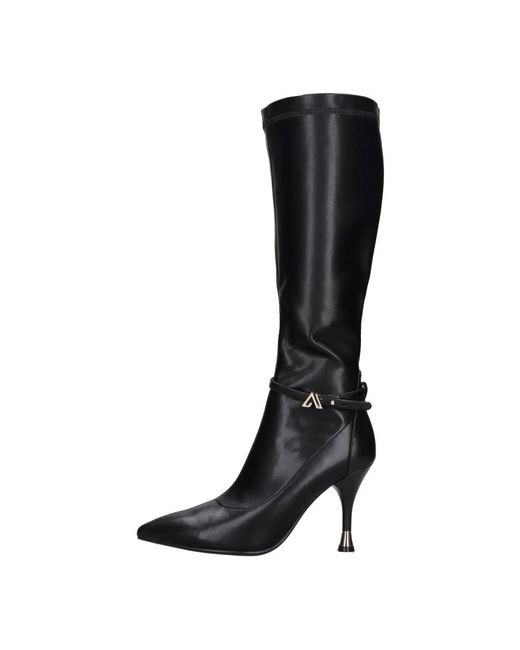 Emanuélle Vee Black High Boots