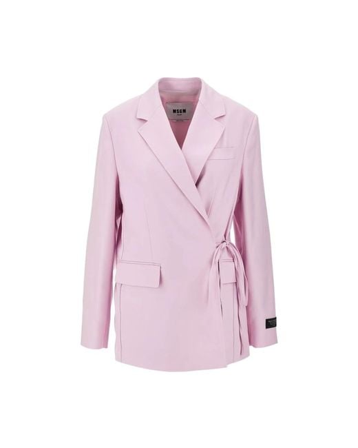 MSGM Pink Blazers