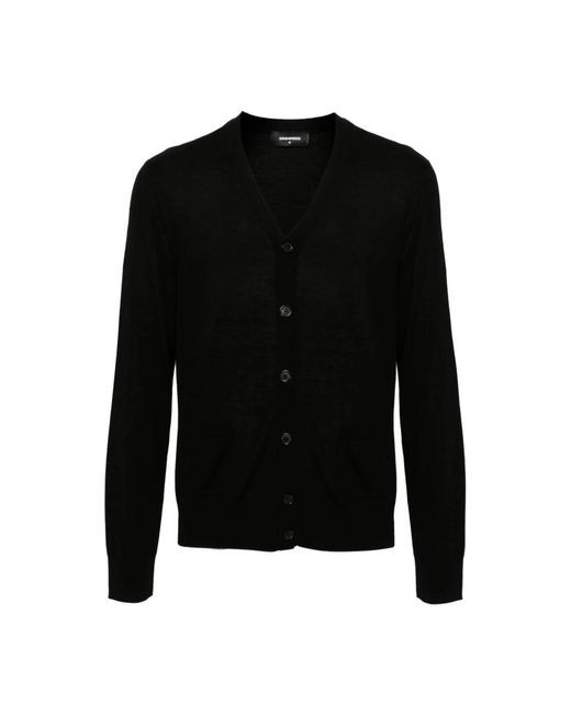 DSquared² Black Cardigans for men