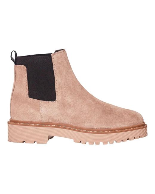 Hogan Brown Beige stiefeletten