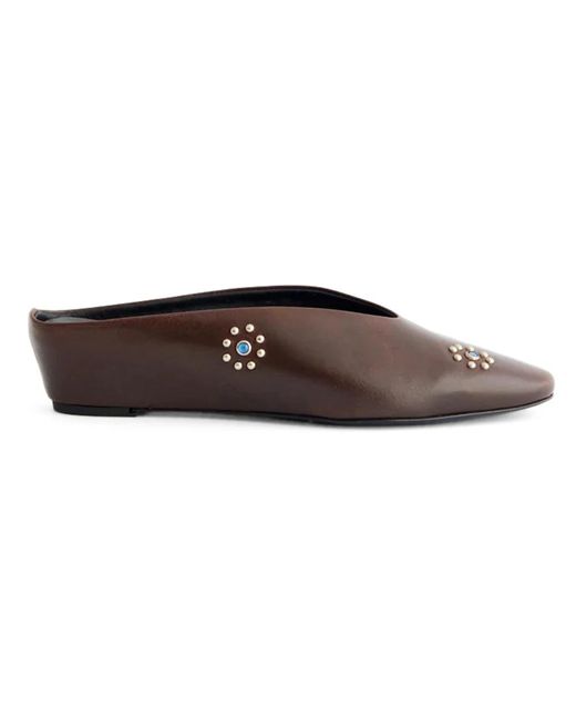 Paloma Wool Brown Mules