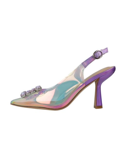 Elegantes sandalias pumps Alma En Pena. de color Purple