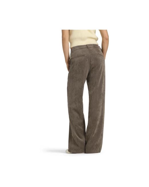 Cambio Gray Wide Trousers
