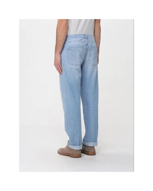 Dondup Blue Loose Fit Jeans for men