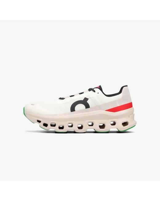 On Shoes Cloudmonster Flache Schuhe Mit Cloudtec Dämpfung in Pink für Herren