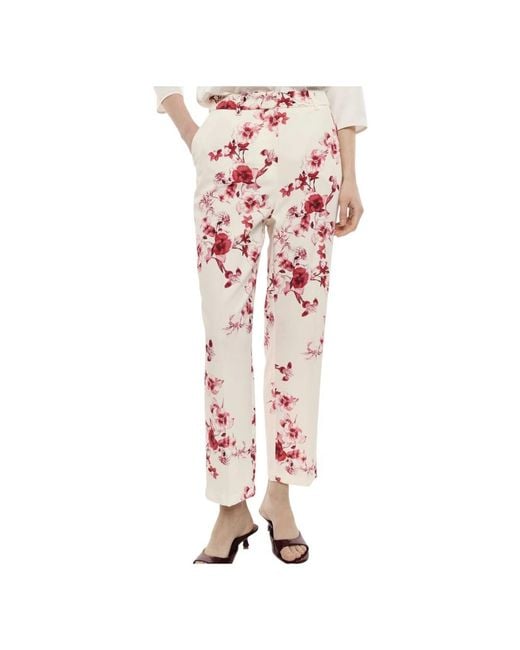 Imperial Pink Cropped Trousers