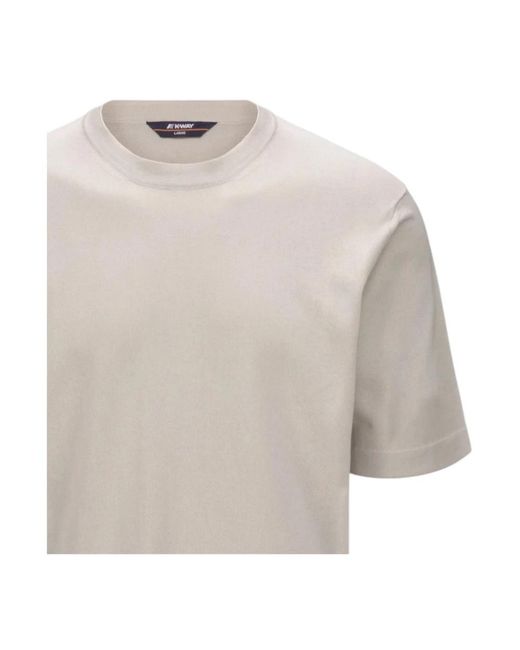 K-Way Gray T-Shirts for men