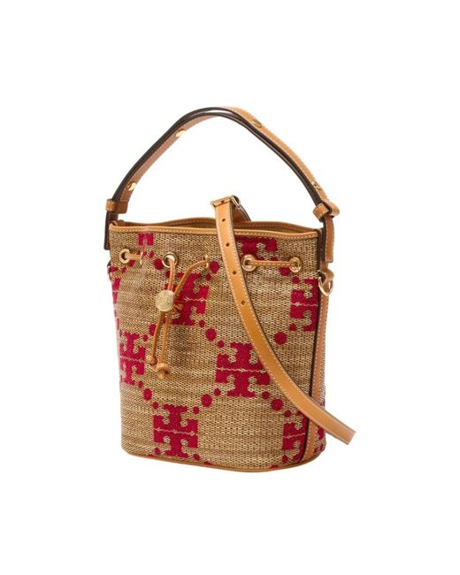 Tory Burch Red Bucket Bags
