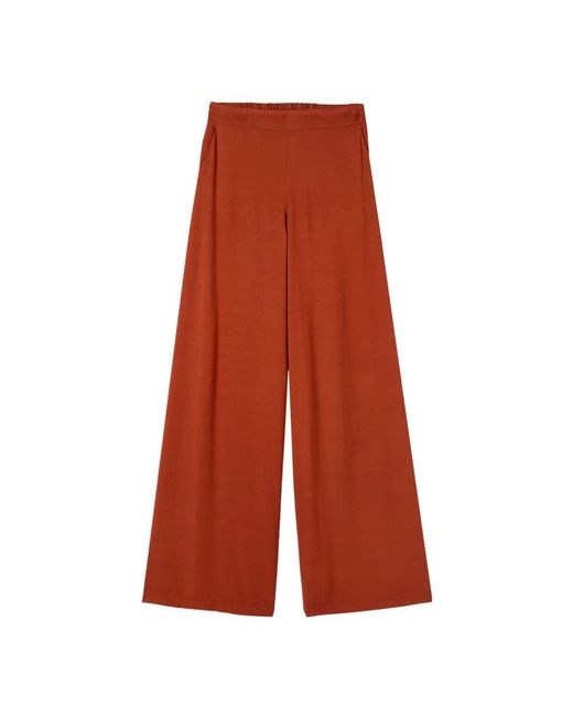 Wide Trousers Oltre de color Red