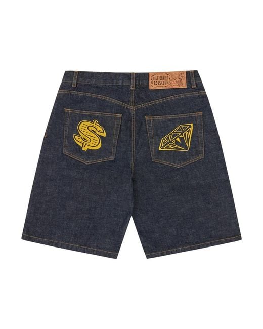 BBCICECREAM Blue Denim Shorts for men