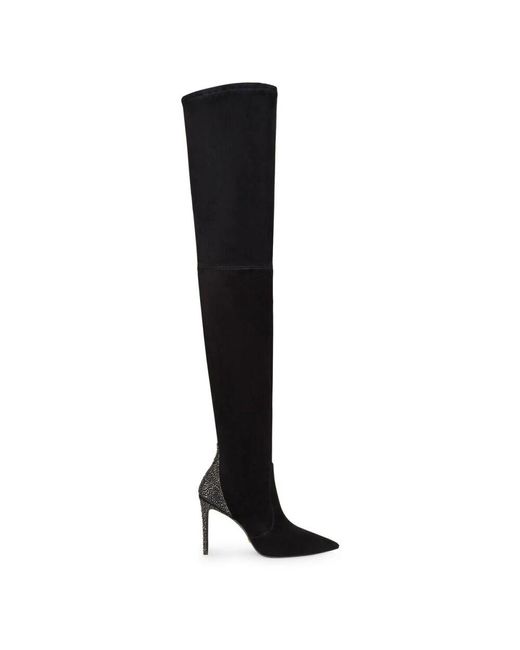 Stuart Weitzman Black Glamouröser ultrastuart royale 100 boot