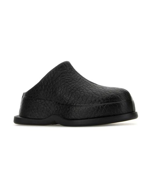 McQueen Black Mules