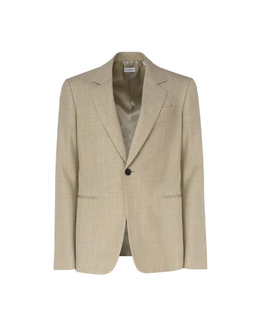Burberry Natural Blazers for men