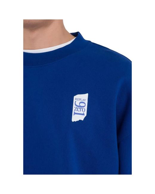 Sweatshirts & hoodies > sweatshirts Replay pour homme en coloris Blue