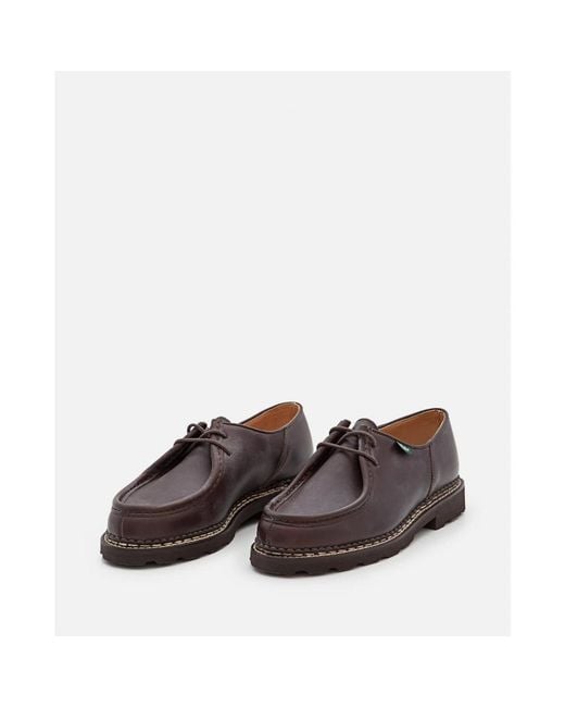 Paraboot Brown Laced Shoes for men